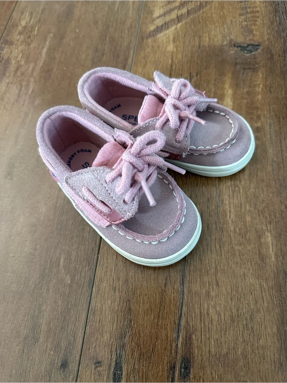 Pink Kids Boat Shoes - Memory Foam Comfort